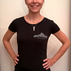 T-Shirt - molllust Logo. Girly